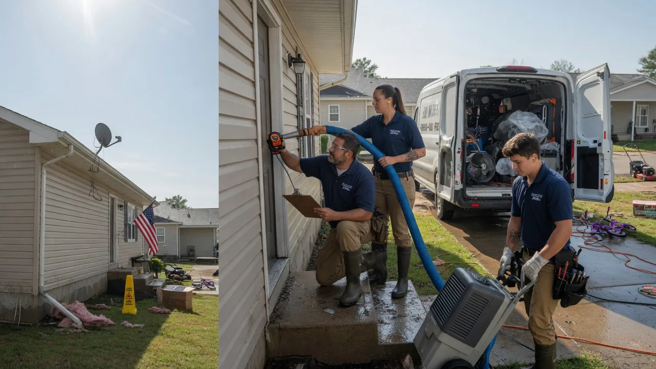 Ceiling Water Damage Restoration in Wallingford, KY near me